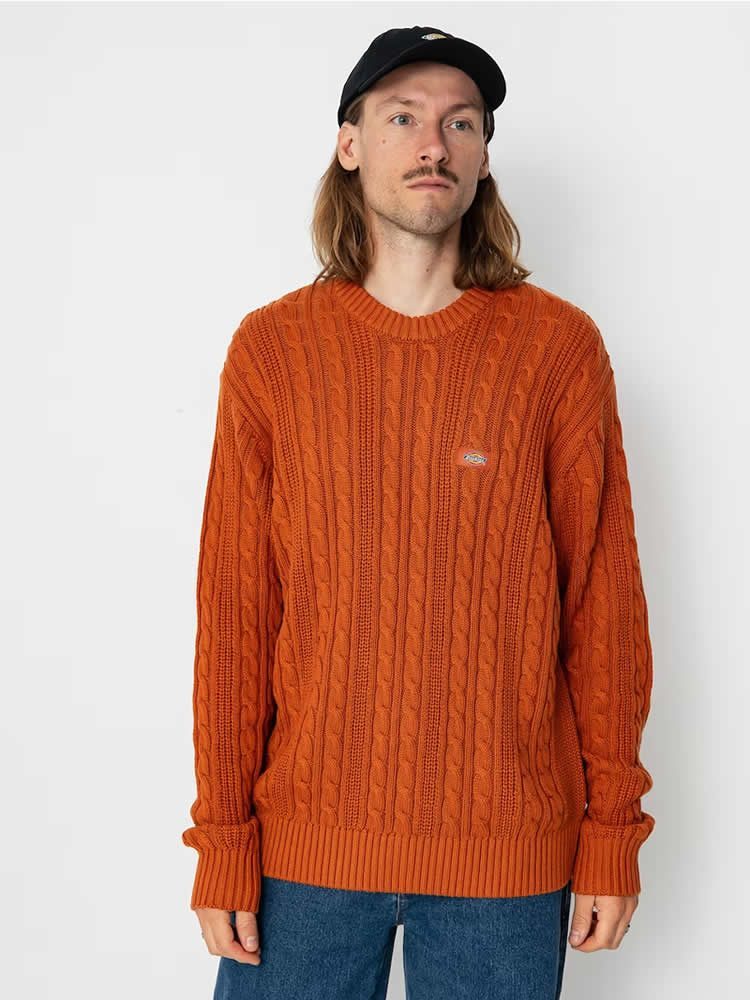DICKIES MULLINVILLE SWEATER BOMBAY BROWN